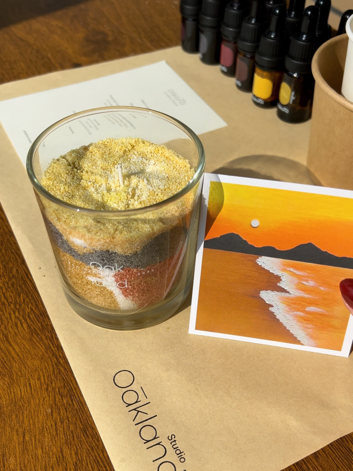 (1-FOR-1) | 2 Hours | Handcrafted Sand Candle Making Workshop (+FREE drink/oozing cookie by Whiskdom)