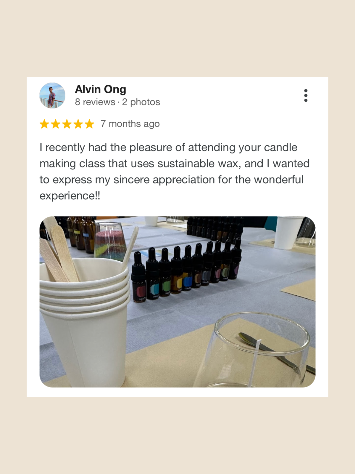 (1-FOR-1) | 2 Hours | Handcrafted Sand Candle Making Workshop (+FREE drink/oozing cookie by Whiskdom)