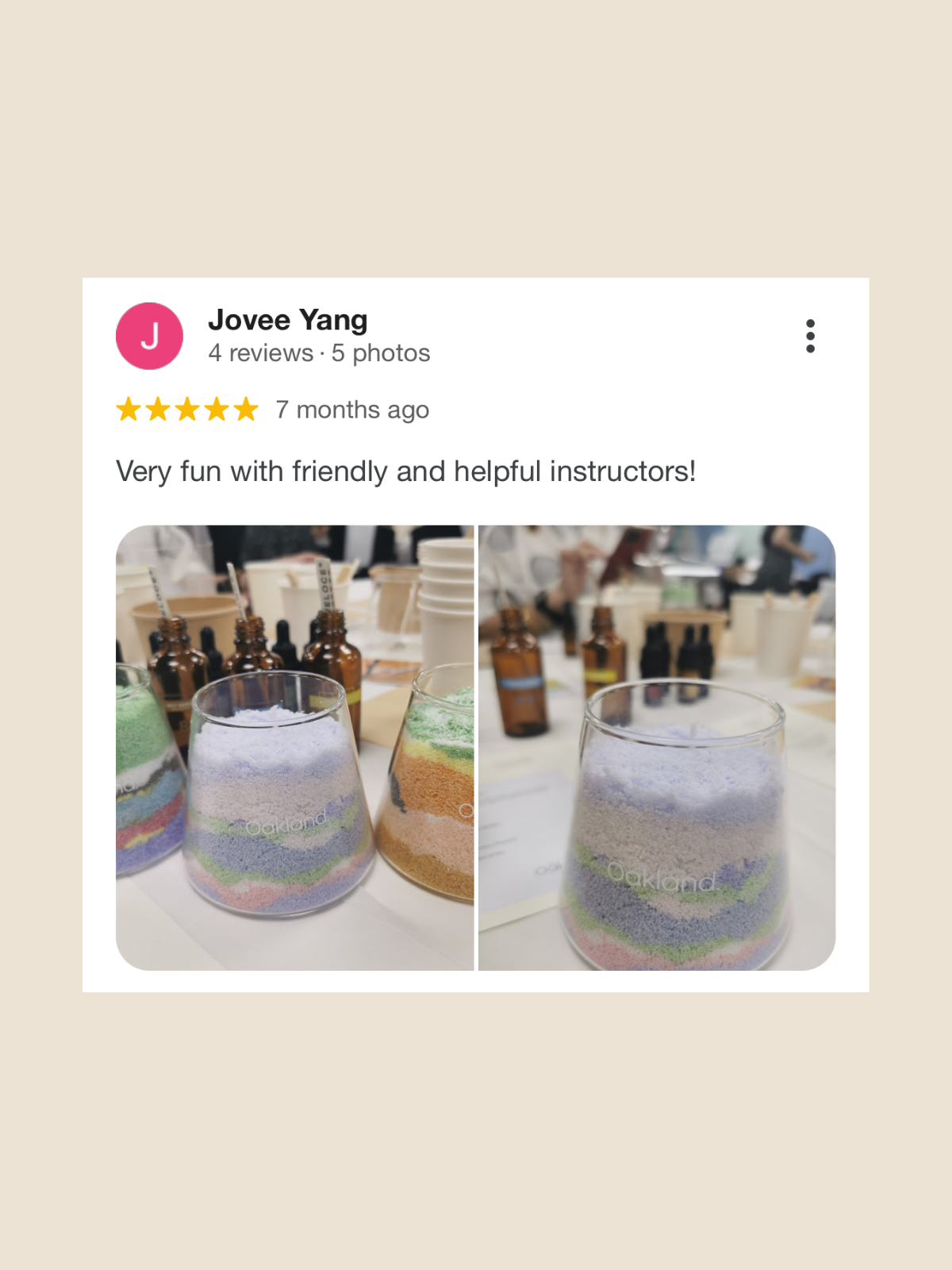 (1-FOR-1) | 2 Hours | Handcrafted Sand Candle Making Workshop (+FREE drink/oozing cookie by Whiskdom)